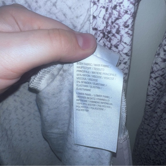 LOGO By Lori Goldstein Mixed Media Open Front Cardigan - Picture 4 of 5